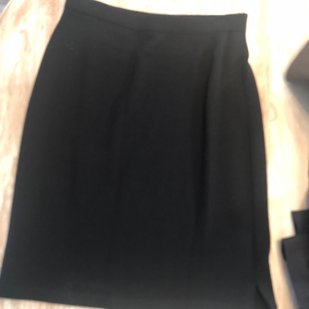 St John evening short black skirt